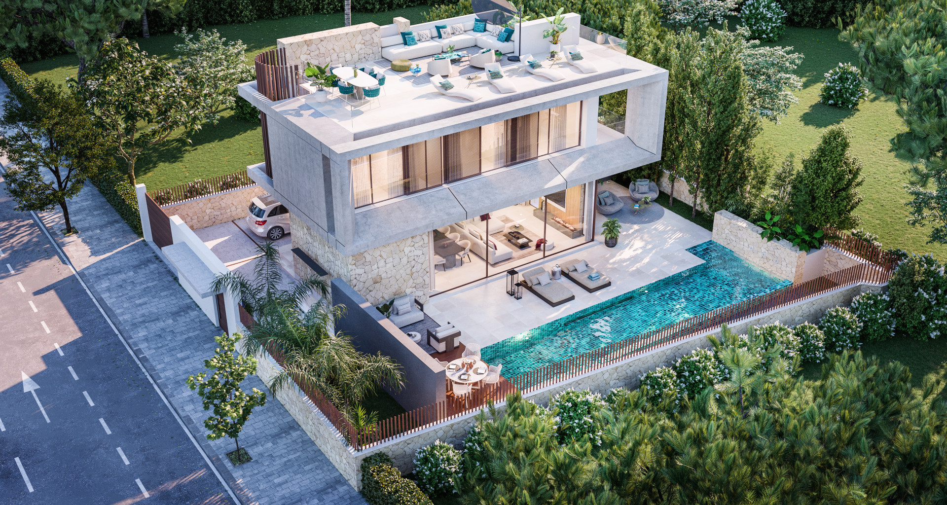 Luxury Villa with sea views in Marbella Golden Mile