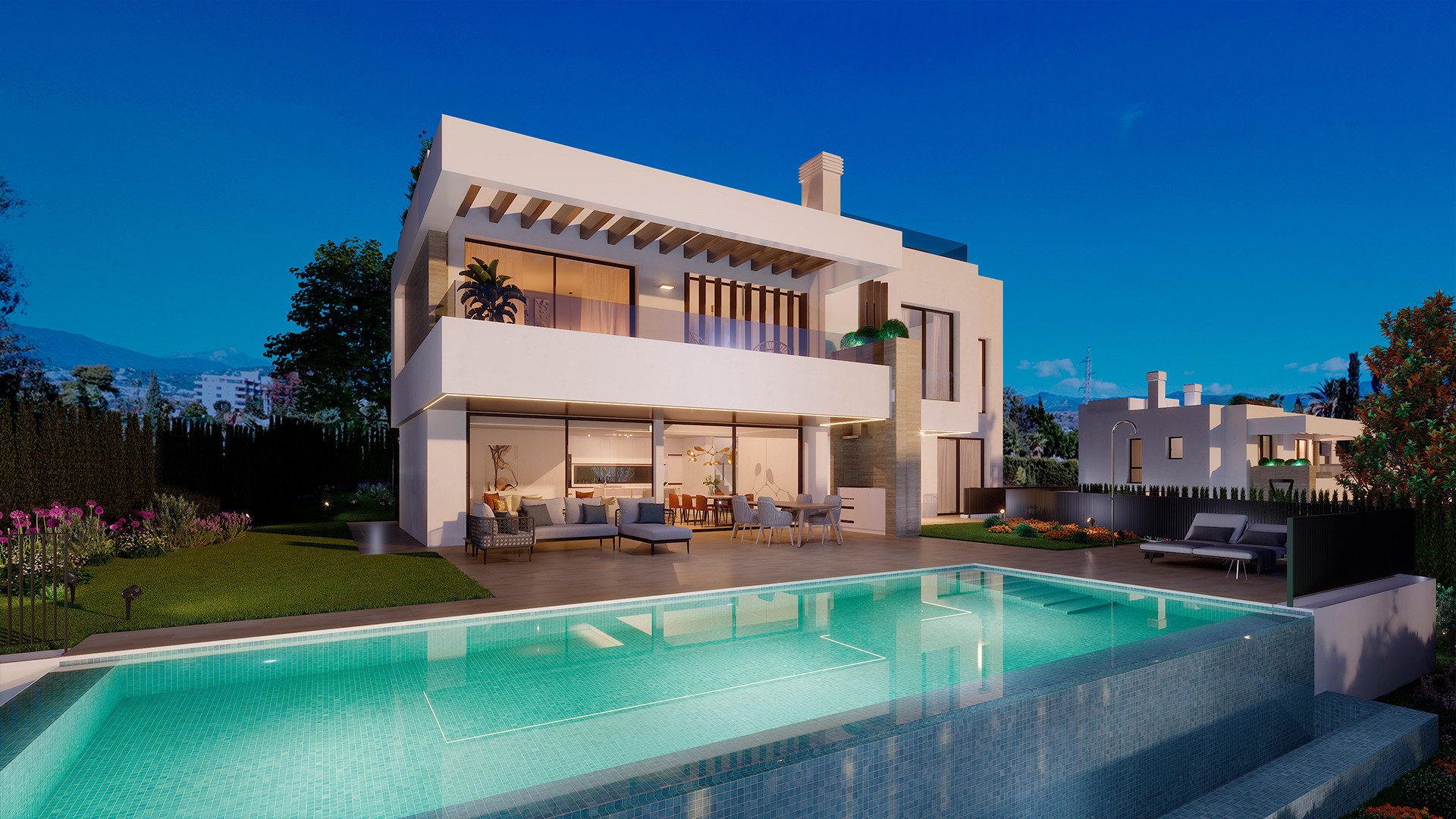 7 villas unifamiliares de estilo contemporáneo con vistas al mar in <b>Estepona</b> - 1