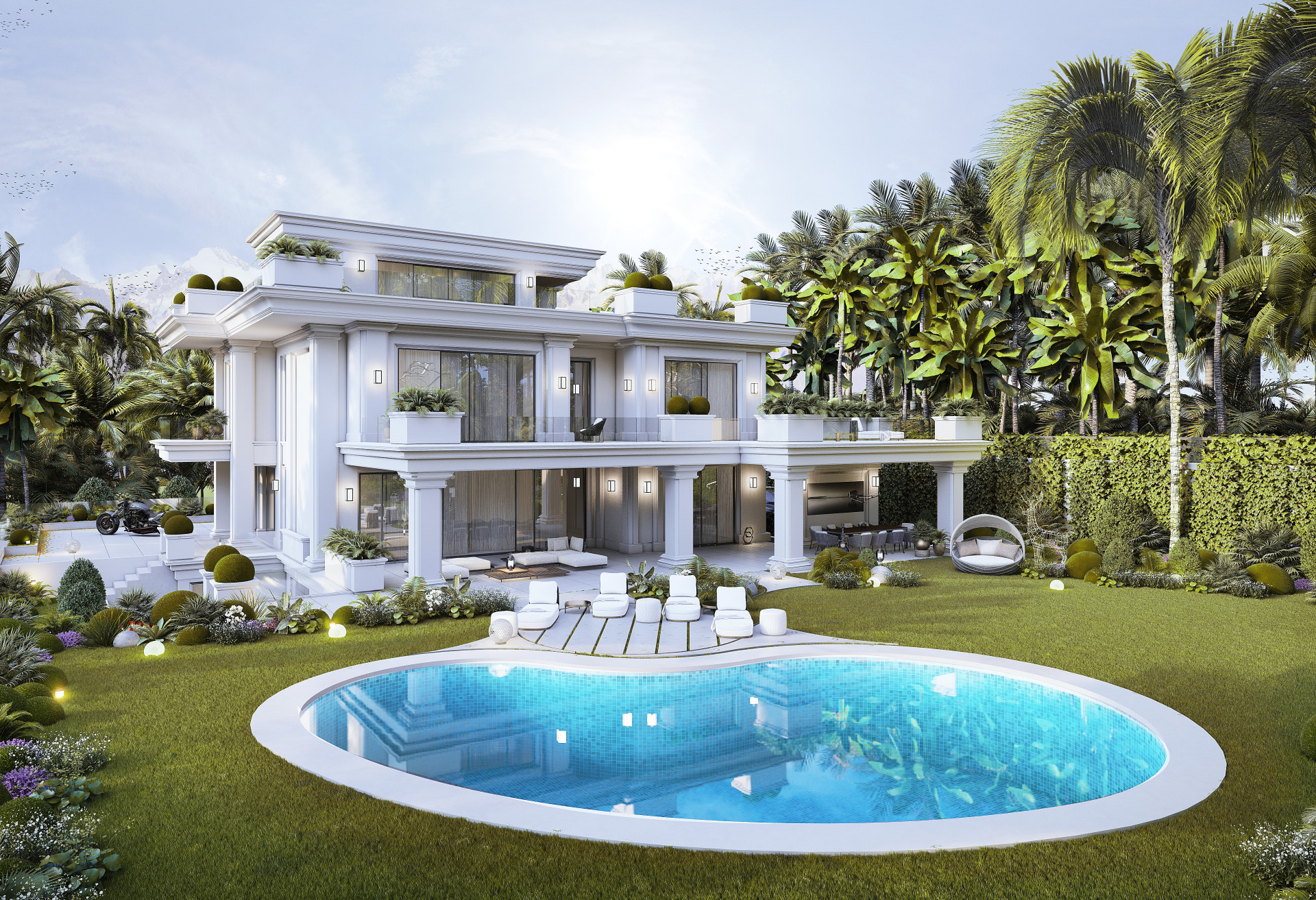 Brand new <b>Villa</b> with sea views in Las Lomas del Marbella Club, <b>Marbella Golden Mile</b> - 1