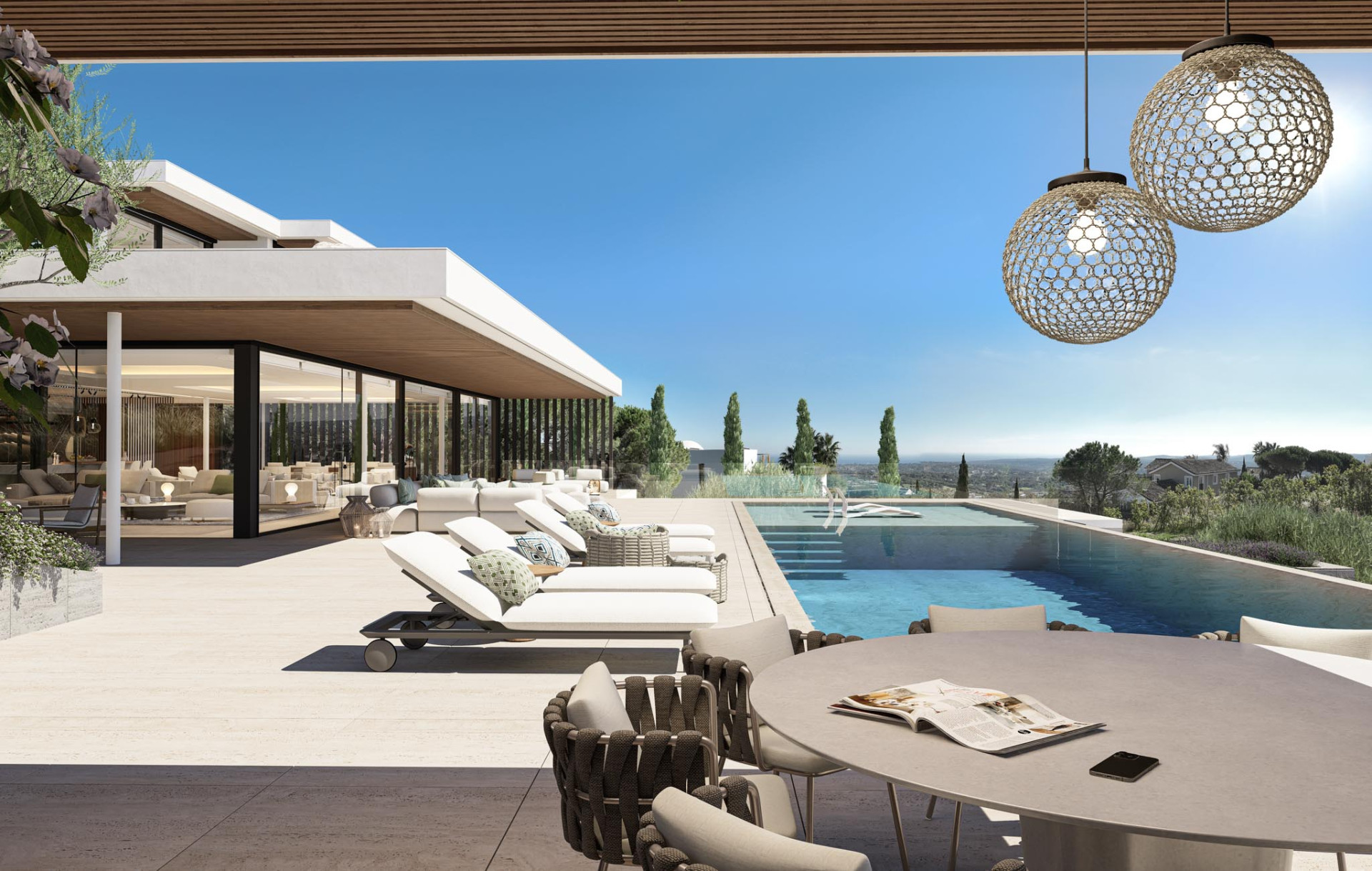 Luxury <b>Villa</b> with panoramic sea views in La Reserva, <b>Sotogrande</b> - 1