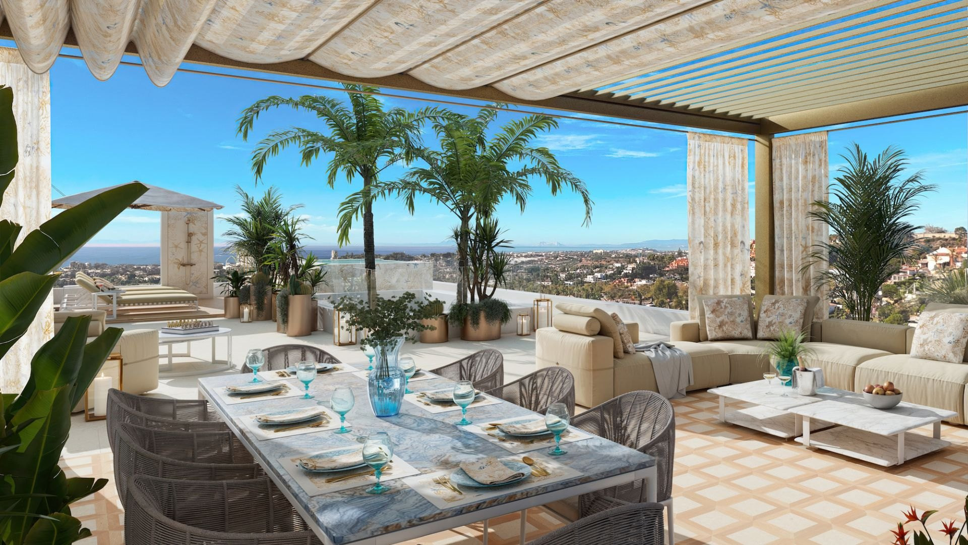 Espectacular <b>Villa</b> con vistas panorámicas al mar en <b>Nueva Andalucia</b> - 1