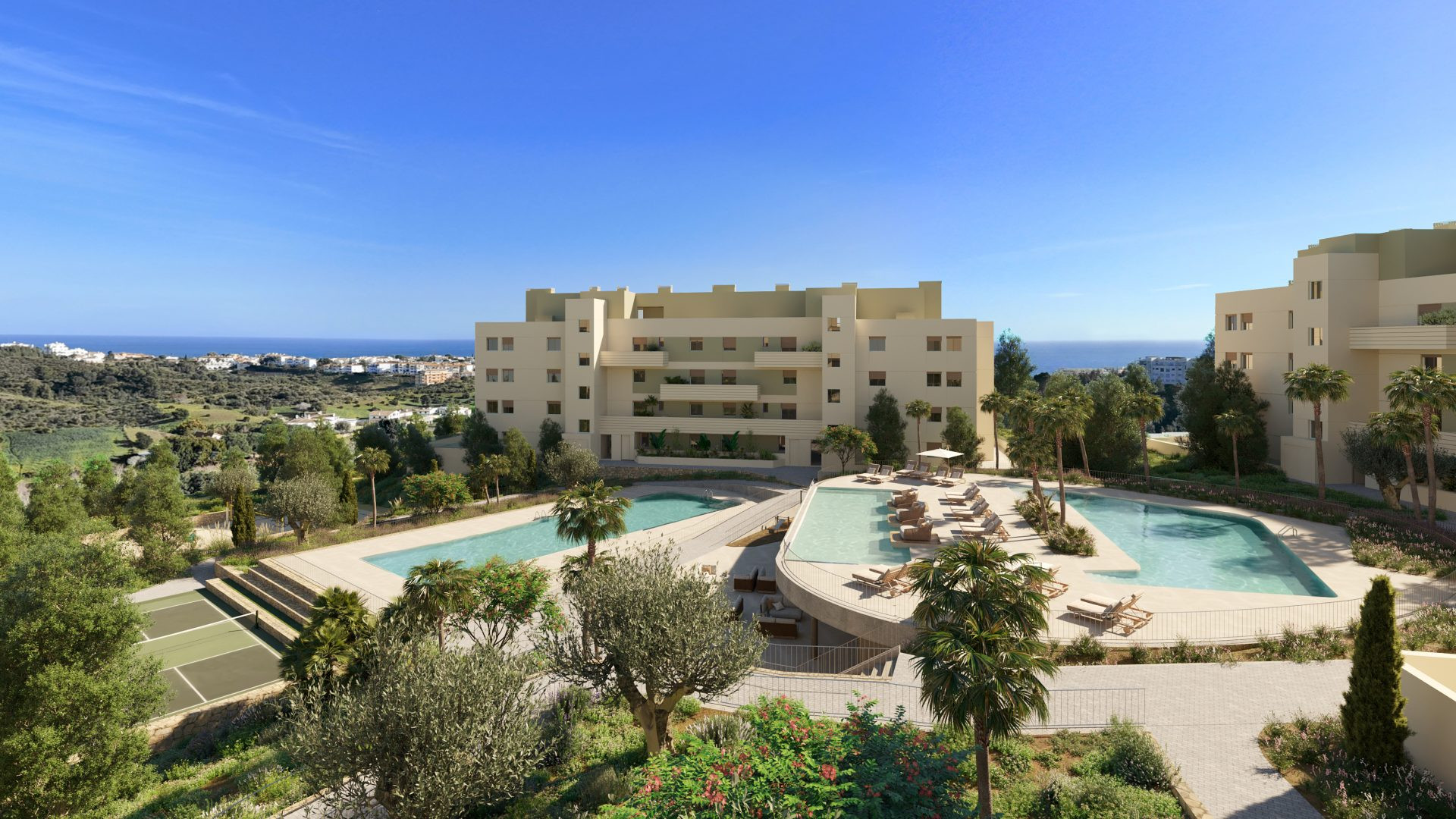 Apartamentos de arquitectura contemporánea en Mijas in <b>Mijas Costa</b> - 1